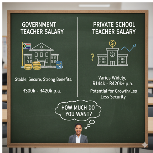 How Much Do Teachers Get Paid in Government vs Private Schools in South Africa?