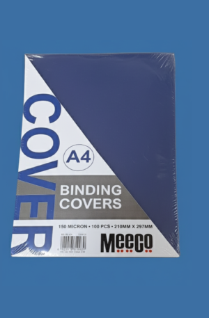 A4 150 Micron PVC Binding Covers (100 Pack)