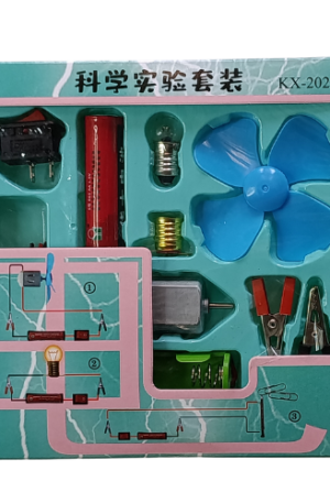 Electric Components for A Simple Circuits: Light, Motor And Electromagnetic